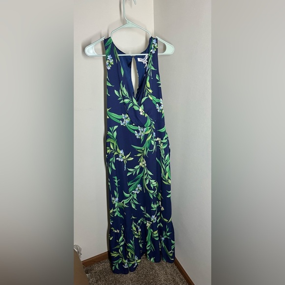 NWT Tommy Bahama Glow Maxi Dress in Island Navy Size 14 - Picture 3 of 4